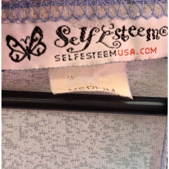 Self Esteem Women's Y2K Keyhole Halter Semi Sheer Blouse size Medium - Picture 7 of 9